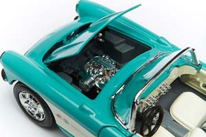 CHEVROLET CORVETTE TURQUOISE 1957 / ШЕВРОЛЕ КОРВЕТ ЗЕЛЕНЫЙ — фото 5