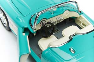 CHEVROLET CORVETTE TURQUOISE 1957 / ШЕВРОЛЕ КОРВЕТ ЗЕЛЕНЫЙ — фото 6