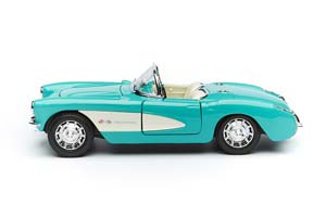 CHEVROLET CORVETTE TURQUOISE 1957 / ШЕВРОЛЕ КОРВЕТ ЗЕЛЕНЫЙ — фото 8