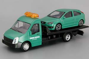 MERCEDES-BENZ SPRINTER SOCCORSO STRADALE + FORD FOCUS ST, GREEN