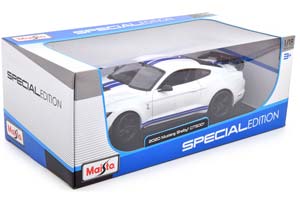 FORD MUSTANG SHELBY GT500 2020 WHITE W/BLUE STRIPES / ФОРД МУСТАНГ ШЕЛБИ ГТ500 БЕЛЫЙ — фото 4