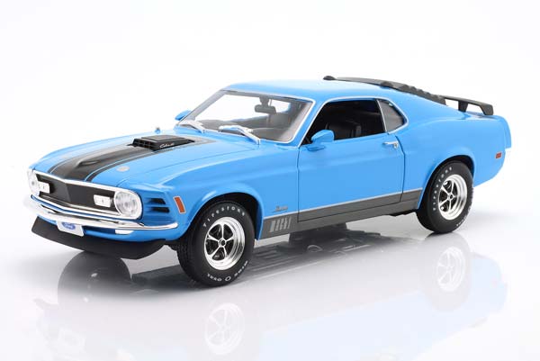 FORD MUSTANG MACH 1 1970 BLUE / ФОРД МУСТАНГ МАК 1 1970 СИНИЙ