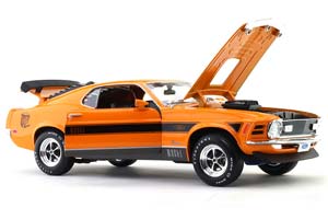 FORD MUSTANG MACH-1 1970 ORANGE / ФОРД МУСТАНГ МАХ-1 ОРАНЖЕВЫЙ — фото 3