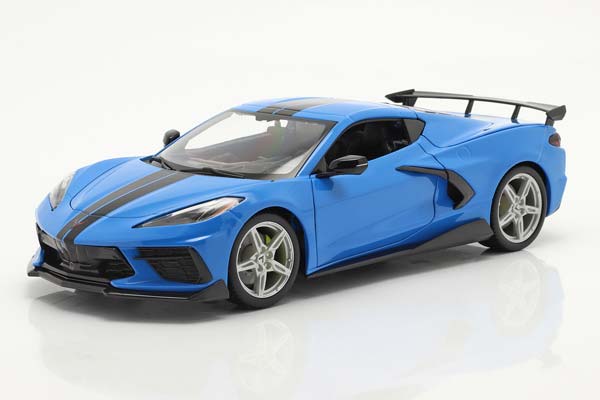 CHEVROLET CORVETTE STINGRAY COUPE 2020 BLUE AND BLACK / ШЕВРОЛЕ КОРВЕТ СТИНГРЕЙ КУПЕ 2020 СИНИЙ С ЧЕРНЫМ