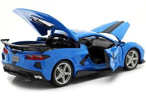 CHEVROLET CORVETTE STINGRAY COUPE 2020 BLUE / ШЕВРОЛЕ КОРВЕТ СИНИЙ — фото 4