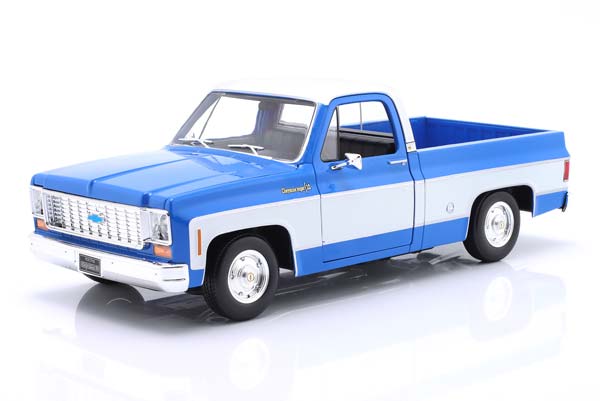 CHEVROLET C10 PICK UP CHEYENNE SUPER 1974 BLUE WHITE