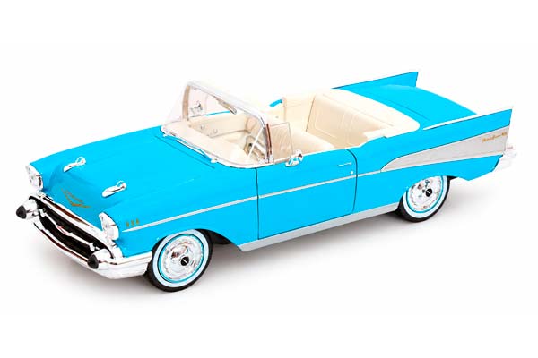 CHEVROLET BEL AIR CONVERTIBLE 1957 LIGHTBLUE / ШЕВРОЛЕ БЕЛ ЭЙР КАБРИОЛЕТ 1957 ГОЛУБОЙ