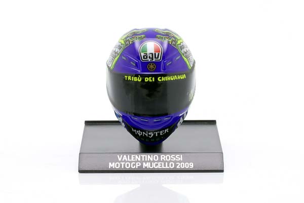 ШЛЕМ VALENTINO ROSSI FIAT YAMAHA TEAM #46 3RD MUGELLO MOTOGP WORLD CHAMPION 2009 / ВАЛЕНТИНО РОССИ ФИАТ ЯМАХА КОМАНДА 3 МЕСТО МУГЕЛЛО МОТОГП ЧЕМПИОН МИРА