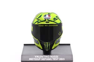 VALENTINO ROSSI #46 YAMAHA FACTORY RACING MOTO GP TEST SEPANG 2023 HELMET MINICHAMPS / ВАЛЕНТИНО РОССИ ЯМАХА ФАКТОРЙ МОТО ГРАН-ПРИ ТЕСТ СЕПАНГ ШЛЕМ