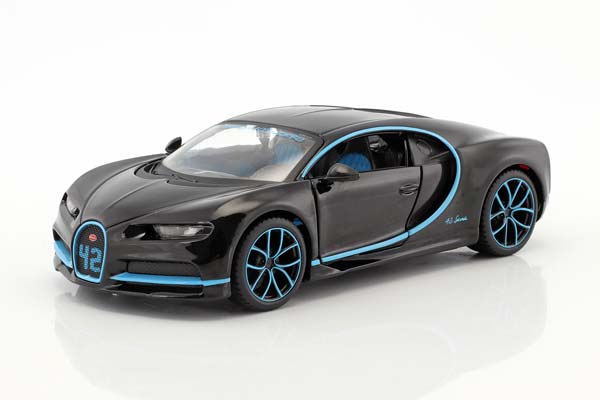 BUGATTI CHIRON WORLD RECORD CAR #42 J.-P. MONTOYA BLACK / БУГАТТИ ШИРОН РЕКОРДНЫЙ АВТОМОБИЛЬ №42 Х.-П. МОНТОЙЯ ЧЕРНЫЙ
