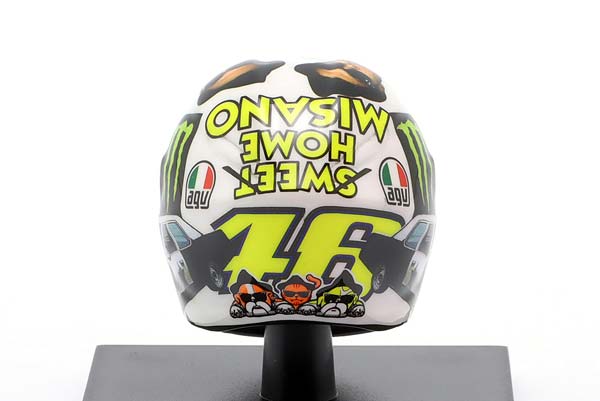 ШЛЕМ VALENTINO ROSSI MOVISTAR YAMAHA MOTOGP #46 MOTOGP MISANO 2016 / ВАЛЕНТИНО РОССИ МОВИСТАР ЯМАХА МОТОГП МИСАНО — фото 2