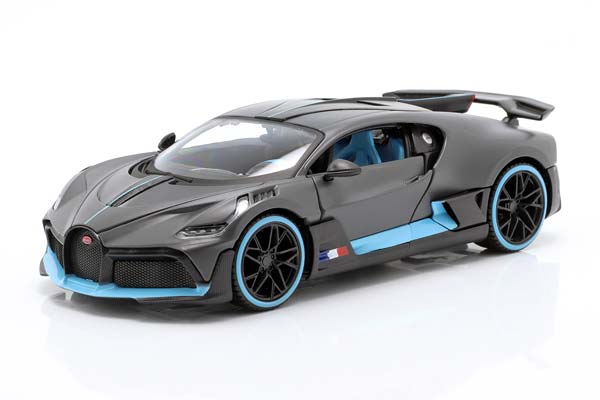 BUGATTI DIVO 2018 MAT GRAY AND LIGHT BLUE / БУГАТТИ ДИВО 2018 МАТОВЫЙ СЕРЫЙ СО СВЕТЛО-ГОЛУБЫМ