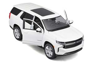 CHEVROLET TAHOE 2023 WHITE / ШЕВРОЛЕ ТАХО БЕЛЫЙ (МАСШТАБ 1:26) — фото 3