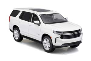 CHEVROLET TAHOE 2023 WHITE / ШЕВРОЛЕ ТАХО БЕЛЫЙ (МАСШТАБ 1:26) — фото 2