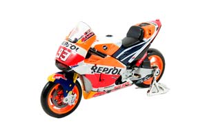 HONDA RC213V TEAM REPSOL HONDA #93 MOTOGP MARC MARQUEZ SEASON (2018) WORLD CHAMPION, BLACK ORANGE RED