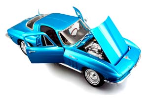 CHEVROLET CORVETTE 1965 BLUE / ШЕВРОЛЕ КОРВЕТ СВЕТЛО-СИНИЙ — фото 3
