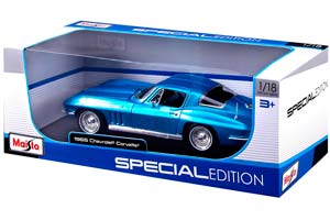 CHEVROLET CORVETTE 1965 BLUE / ШЕВРОЛЕ КОРВЕТ СВЕТЛО-СИНИЙ — фото 4