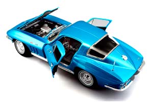 CHEVROLET CORVETTE 1965 BLUE / ШЕВРОЛЕ КОРВЕТ СВЕТЛО-СИНИЙ — фото 2