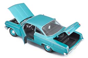 CHEVROLET BEL AIR 1962 BLUE / ШЕВРОЛЕ БЕЛЭЙР СИНИЙ МЕТАЛЛИК — фото 2