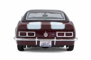 CHEVROLET CAMARO Z/28 COUPE 1968 DARK RED / ШЕВРОЛЕ КАМАРО З-28 ТЕМНО-КРАСНЫЙ — фото 4