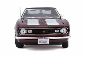 CHEVROLET CAMARO Z/28 COUPE 1968 DARK RED / ШЕВРОЛЕ КАМАРО З-28 ТЕМНО-КРАСНЫЙ — фото 5