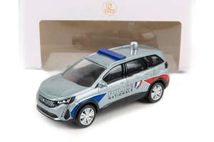 PEUGEOT 5008 POLICE NATIONALE (2020), SILVER (ДЛИНА МОДЕЛИ 6-10 СМ)