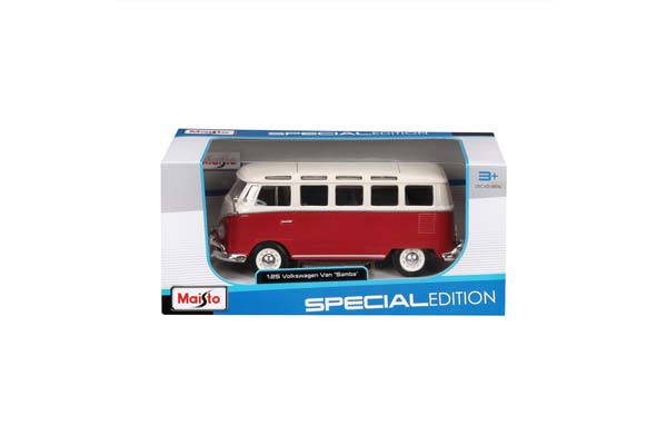 VOLKSWAGEN T1 VAN SAMBA RED CREAM / ФОЛЬКСВАГЕН T1 ФУРГОН САМБА КРАСНЫЙ КРЕМОВЫЙ — фото 6