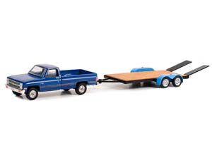 CHEVROLET C-20 TRAILERING SPECIAL С ПРИЦЕПОМ-АВТОВОЗОМ 1981 НАБОР (ДЛИНА МОДЕЛИ 6-10 СМ)