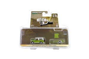 HARVESTER SCOUT С ПРИЦЕПОМ 1970 LIME GREEN METALLIC (ДЛИНА ПРИМЕРНО 15 СМ)