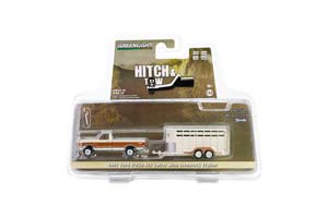 FORD F-250 XLT LARIAT ПИКАП C ПРИЦЕПОМ ДЛЯ ПЕРЕВОЗКИ СКОТА 1991 COLONIAL WHITE/DESERT TAN METALLIC (ДЛИНА ПРИМЕРНО 15 СМ)