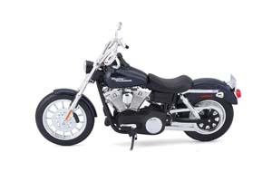 HARLEY-DAVIDSON FXDBI DYNA STREET BOB 2006 BLUE METALLIC / ХАРЛЕЙ ДЭВИДСОН ДИНА СТРИТ БОБ ЧЕРНЫЙ  (ДЛИНА 18 СМ) — фото 3