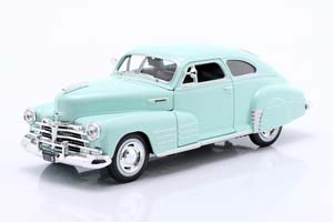 CHEVROLET FLEETLINE AEROSEDAN YEAR OF CONSTRUCTION 1948 LIGHT GREEN MAISTO / ШЕВРОЛЕ ФЛИТЛИНЕ АЕРОСЕДАН СВЕТЛЫЙ ЗЕЛЕНЫЙ МАЙСТО