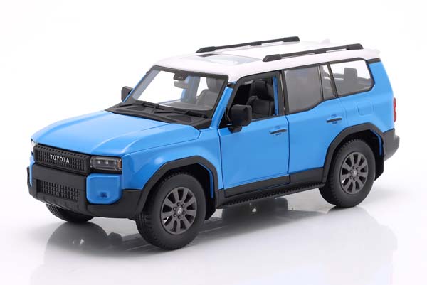 TOYOTA LAND CRUISER YEAR 2024 BLUE / WHITE / ТОЙОТА ЛАНД КРУИСЕР СИНИЙ БЕЛЫЙ