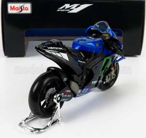 YAMAHA YZR-M1 TEAM YAMAHA MONSTER ENERGY N 21 MOTOGP SEASON 2022 FRANCO MORBIDELLI, BLUE — фото 2