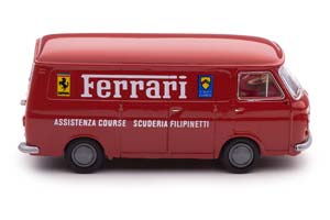 FIAT 238 ФУРГОН 1966 FERRARI КРАСНЫЙ (ДЛИНА МОДЕЛИ 3-5 СМ) — фото 5