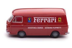 FIAT 238 ФУРГОН 1966 FERRARI КРАСНЫЙ (ДЛИНА МОДЕЛИ 3-5 СМ) — фото 2
