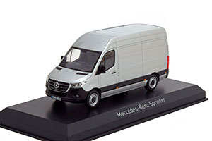 MERCEDES W907 SPRINTER VAN 2018 SILVER
