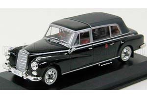 MERCEDES-BENZ 300D LANDAULET (1960) STATE CITY OF VATICAN WITH FIGURES POPE - PAPA - GIOVANNI XXIII, BLACK