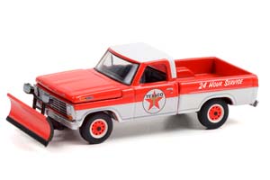 FORD F-250 ПИКАП (СНЕГОУБОРОЧНАЯ) TEXACO SERVICE 1968 (ДЛИНА МОДЕЛИ 6-10 СМ)
