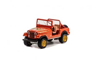 JEEP CJ-7 GOLDEN EAGLE (1981), RUSSET METALLIC (ДЛИНА МОДЕЛИ 6-10 СМ)