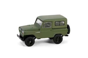 NISSAN PATROL 4X4 1962 MATTE OLIVE GREEN (ДЛИНА МОДЕЛИ 6-10 СМ)