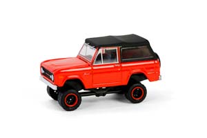 FORD BRONCO 4X4 С ТЕНТОМ 1969 POPPY RED (ДЛИНА МОДЕЛИ 6-10 СМ)