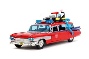 CADILLAC TRANSFORMERS GHOSTBUSTERS AMBULLANCE ECTO-1 1959 RED