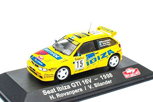SEAT IBIZA GTI 16V #15 H.ROVANPERA/V.SILANDER RALLY MONTE CARLO 1998