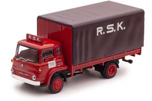 BEDFORD TK PP - R.S.K DEN HAAG 1971 КРАСНЫЙ С СЕРЫМ (ДЛИНА МОДЕЛИ 3-5 СМ)