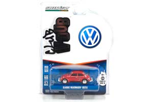 VW VOLKSWAGEN BEETLE CLASSIC 1955 RUBY RED (ДЛИНА МОДЕЛИ 6-10 СМ)