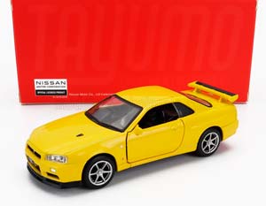 NISSAN GT-R R34 COUPE V-SPEC II 1999, YELLOW