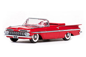 CHEVROLET IMPALA OPEN CONVERTIBLE 1959 RED