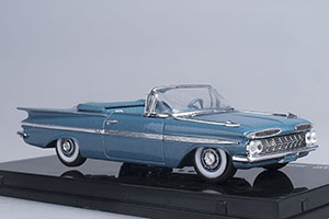CHEVROLET IMPALA OPEN CONVERTIBLE 1959 CROWN SAPPHIRE — фото 13
