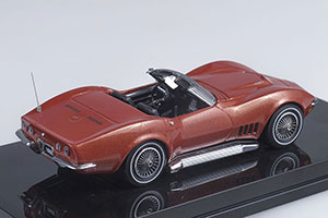 Scale model car 1:43 Corvette Open Convertible Bronze 1968